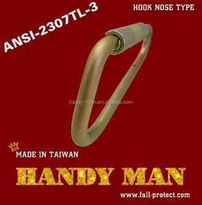 Conector de Seguridad Lateral en Forma de D ANSI-2307TL-3 de Acero 40kN ANSI Z359.1 - Product Image 4