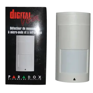 Alarme de segurança paradox, detector de pir para microondas, alarme de movimento e segurança honeywell pa-525