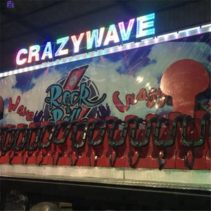 <span class=keywords><strong>Prix</strong></span> usine personnalisé mobile d'attractions jeux 18 sièges vague fou remorque monté fête foraine manèges à vendre - Product Image 3