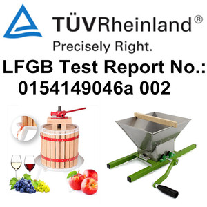 Panier de Fruits presse 6L 12L 18L LFGB DGCCRF - Product Image 2