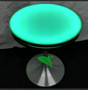 indoor colour changing remote controller glowing led coffee cocktail table