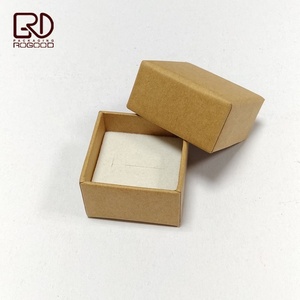 Caja de Joyería de Cartón Rígido con Tapa y Base, Económica, con Inserto de Espuma, Color Rojo/Marrón/Rosa/Negro/Verde/Azul/Blanco, P1346 - Product Image 2
