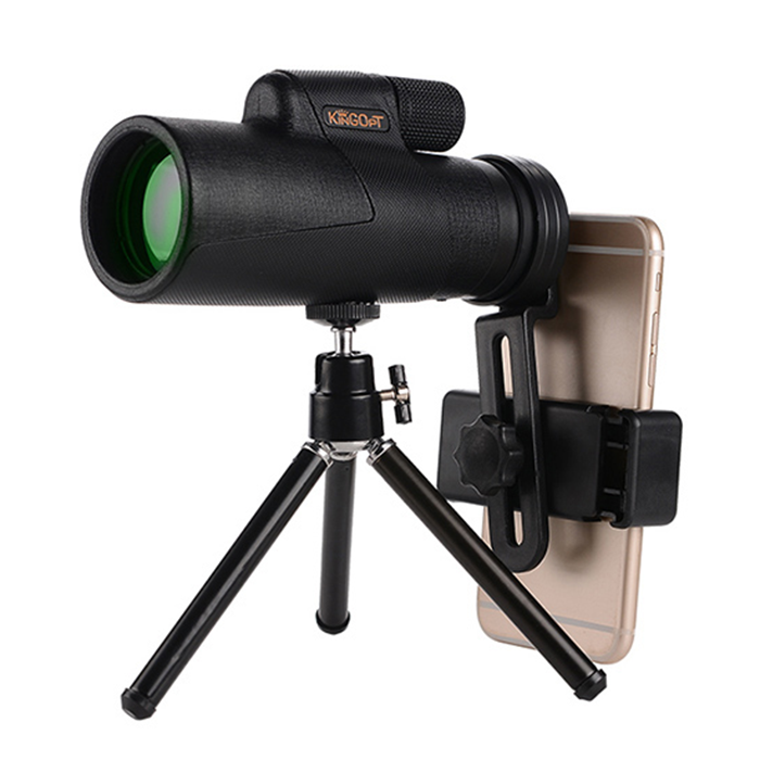 Монокуляр на большие расстояния Kingopt 10x42 мм с универсальным креплением для штатива для спорта на открытом воздухе