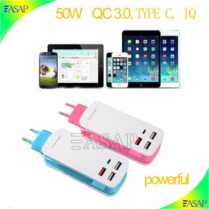 <span class=keywords><strong>5</strong></span> V 10A 50 W QC 3.<span class=keywords><strong>0</strong></span> adaptador de viaje de LA <span class=keywords><strong>UE</strong></span>, USB cargador de viaje, QC3.<span class=keywords><strong>0</strong></span> cargador de viaje - Product Image 3
