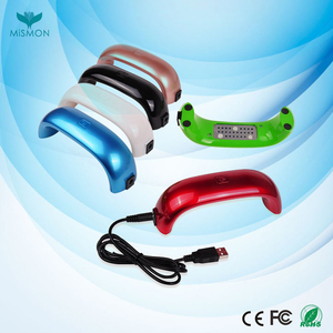 Fábrica al por mayor de alta calidad 9 W Mini rainbow LED Lámpara UV Para El Curado Del arte Del Clavo - Product Image 1