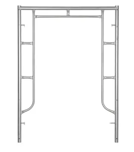 Marcher large échelle en acier échafaudage cadre échafaudage 3ft 4ft 5.5ft immeuble de bureaux pièces de rechange gratuites appartement hôpital 1 an