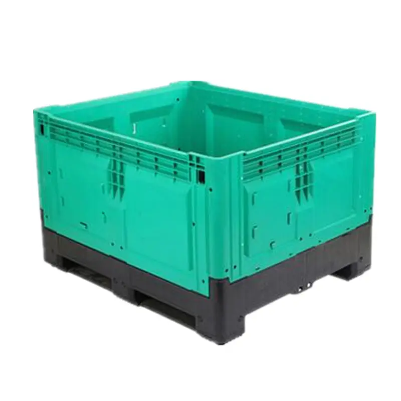 Ondulato bidoni di plastica pieghevole gaylord scatola di plastica box pallet