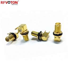 Chống Thấm Nước Nữ SMA J RF Cáp Đồng Trục Nối IP68 Jack SMA PCB Cạnh Nối IP67 90 Độ Khuỷu Tay <span class=keywords><strong>Right</strong></span> <span class=keywords><strong>Angle</strong></span> Bulkhead - Product Image 4