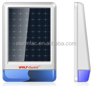 Sistema de alarma de seguridad de sirena estroboscópica solar de seguridad grande al aire libre - Product Image 6