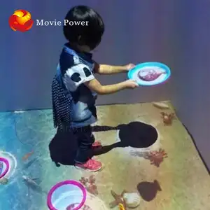 High-tech l'innovation produits pour enfants 3D à sable plage magie interactive projection 3d plancher et le mur