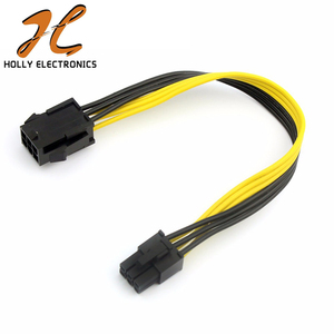 Cable PCIe de 6 pines Cable de alimentación de extensión macho a hembra 18AWG <span class=keywords><strong>Cobre</strong></span> RoHS <span class=keywords><strong>para</strong></span> tarjeta de video GPU - Product Image 4