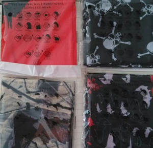 Nieve camuflaje camo seamless tube neck face mask tubular bandana motociclista - Product Image 6