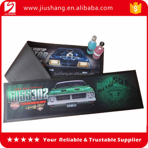 Personnalisé en caoutchouc tapis de bar avec <span class=keywords><strong>logo</strong></span> design Mat de barre <span class=keywords><strong>jagermeister</strong></span> - Product Image 1