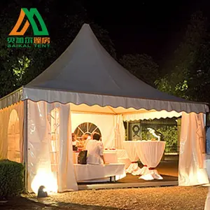 Outdoor Aluminum Strong Wind Proof  5M X 5M Garden Gazebo Tents