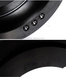 Puleggia per Cinghia Trapezoidale Metrica a <span class=keywords><strong>5</strong></span> Scanalature SPB con Blocco Conico CPT Standard Europeo Certificata ISO9001 - Product Image 5