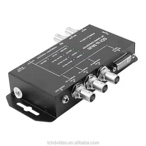 Vendite della fabbrica plug and play video composito a SDI converter per pc up/down scaling