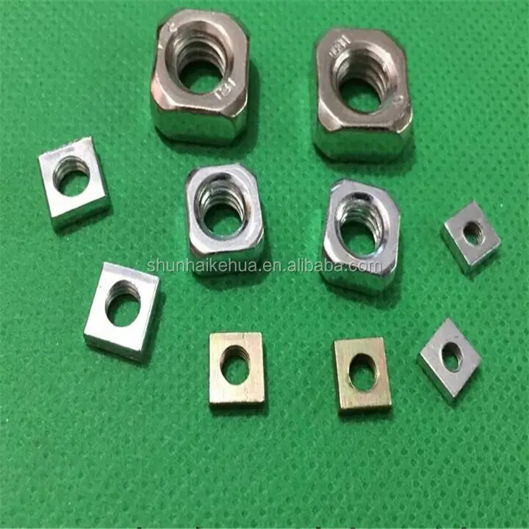 stainless steel square nut sockets/square weld nut/square nut