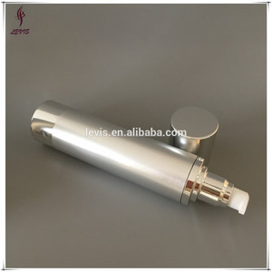 120ml vacíos de lujo sin aire botella cosmética de plata - Product Image 6