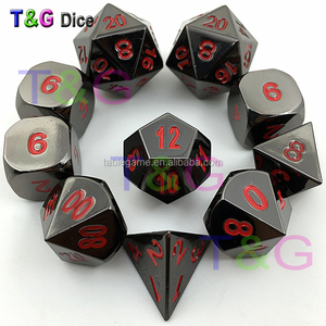 Xúc Xắc Kim Loại Hiệu Ứng Mờ Đa Diện Rpg OS De Rpg - Product Image 6