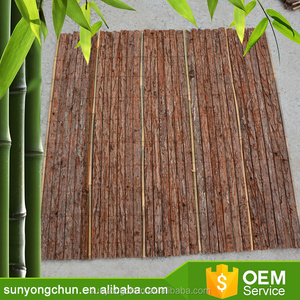 Chất Lượng Cao Thân Thiện Với Môi Gỗ Tự Nhiên Hàng Rào Hiện Đại Dễ Dàng Lắp Ráp Duy Nhất Đôi Bên Cuộn Vỏ Cây Hàng Rào Nhà Máy Giá Cho Trang Trại - Product Image 4