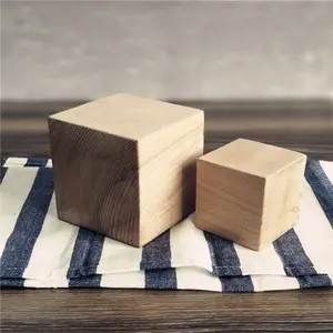 Деревянные блоки 60 мм, кубики большого размера из бука, кубики из массива дерева