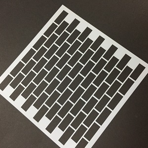 อิฐ <span class=keywords><strong>Stencil</strong></span>,Reusable ภาพวาด <span class=keywords><strong>Stencil</strong></span>,ภาพวาด Stencils - Product Image 2
