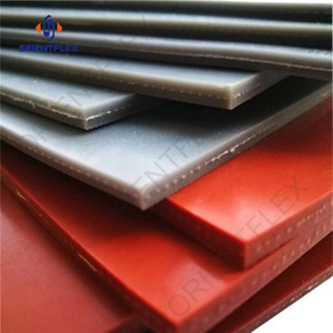 Tapis en <span class=keywords><strong>caoutchouc</strong></span> de silicone rouge et blanc, grand, <span class=keywords><strong>antidérapant</strong></span>, résistant, en rouleau, pour sol - Product Image 2