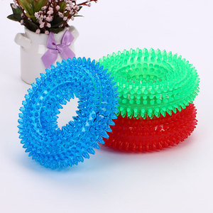Bán Buôn Màu Trong Suốt TPR Gai Vòng Dog <span class=keywords><strong>Chew</strong></span> Đồ Chơi Cho Vật Nuôi - Product Image 6