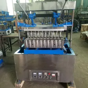 Large supply ice-cream cone rolling machine/sugar cone making machine equipped with dedicated oven/pizza cone making machine