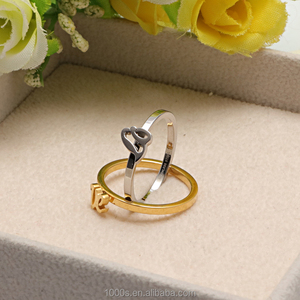 Linda Pareja Anillos, <span class=keywords><strong>Te</strong></span> Amo Anillos Par de Acero Inoxidable, Anillo de eternidad de Bandas Al Por Mayor - Product Image 6