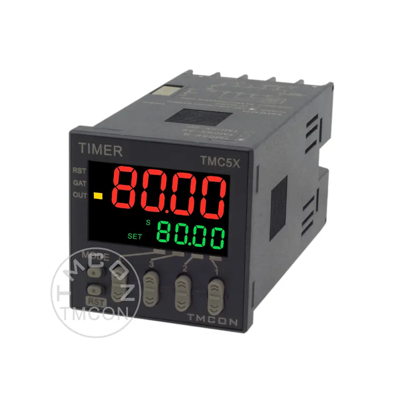 Pantalla LCD TMC5X TMCON DIN 48*48, relé de tiempo multifunción, temporizador Digital Industrial