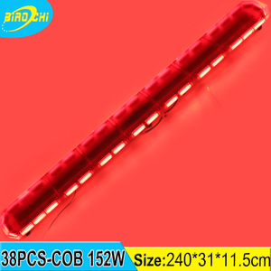 Customize156W/240 cm tráfico barra de luz montaje en techo gran tamaño rojo COB aluminio y PC Combo luces - Product Image 1