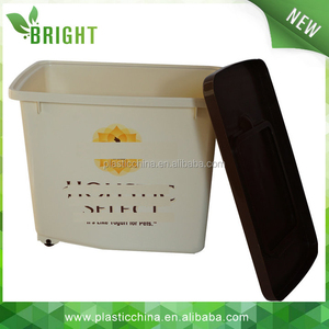 H509 15 KG 30 litros PP material <span class=keywords><strong>de</strong></span> almacenamiento Para <span class=keywords><strong>Mascotas</strong></span> <span class=keywords><strong>de</strong></span> plástico apilables recipientes <span class=keywords><strong>de</strong></span> alimentos con tapas - Product Image 1