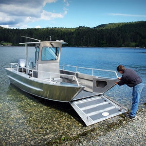 Bateau d'atterrissage à fond plat, 7x11m, pour la construction de produits - Product Image 5