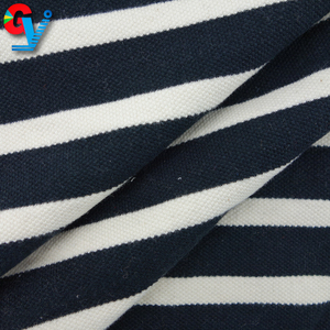 <span class=keywords><strong>Tissu</strong></span> maille 100 <span class=keywords><strong>coton</strong></span>, textile simple à rayures extensibles, tricoté, vente en gros - Product Image 5