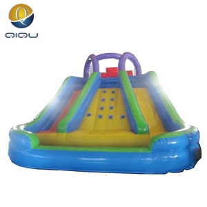 QIQU <span class=keywords><strong>grand</strong></span> gonflable silde géant flottant <span class=keywords><strong>toboggan</strong></span> pour enfants pour parc d'attractions - Product Image 2