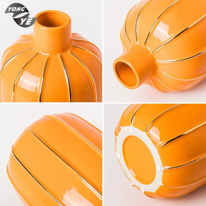 Jarrón de cerámica transparente Orangery, decoración moderna para el hogar, boda, mesa hecha a mano, restaurante, arreglos florales, decoración de boda para el hogar - Product Image 6