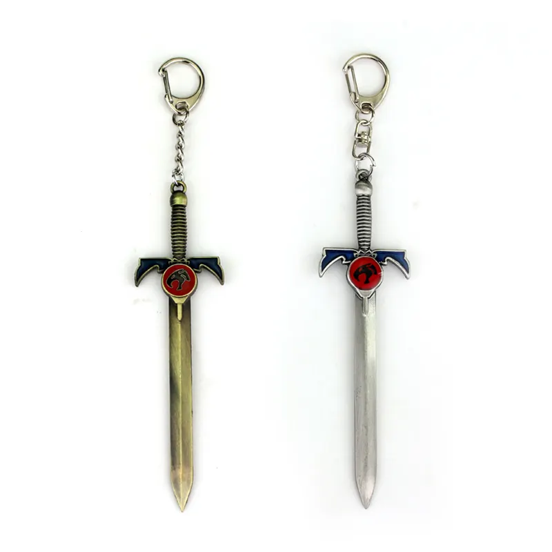 New Metal Thundercats Weapon Sword Model Fans Car Key Holder Souvenirs Accessories Keychains