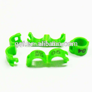 Cincin Klip Plastik Silikon Merpati Kaki, Cincin Jari Warna-warni untuk Merpati Hari Valentine Cinta Burung - Product Image 1