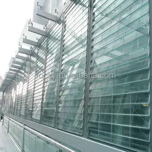 verkopen grote aluminium glas louvre raam