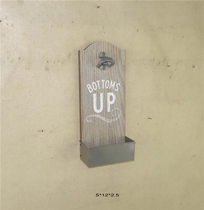 Надавите открывалка для бутылок для продвижения пива подарок настенного монтажа с крышкой Держатель