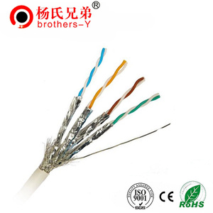 <span class=keywords><strong>Cable</strong></span> de Red Ultra Plano <span class=keywords><strong>Ethernet</strong></span> Shield LSZH 1000ft 100m 1000mhz <span class=keywords><strong>Precio</strong></span> por Metro 22awg Cat7 CAT6A Cat 7 - Product Image 5