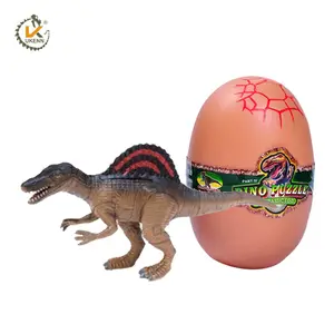 塑料恐龙拼图在侏罗纪蛋3D益智玩具恐龙蛋