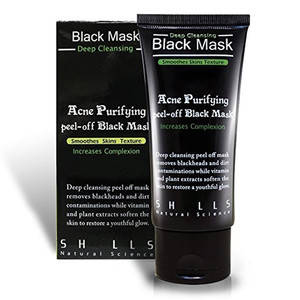 Eliminador de espinillas, mascarillas negras, fabricante de carbón de bambú, limpieza profunda de poros, purificación de la piel, Natural - Product Image 1