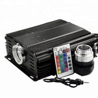 Moteur lumineux à fibre optique LED RGB 120W à double port pour l'éclairage à fibre optique