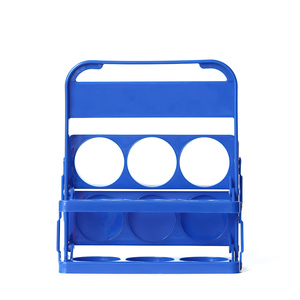 Porta Botellas de Cerveza y Vino de 6 Unidades, Estantes de Plástico para Botellas de Vino y Soporte para Botellas de Agua Deportivas para Bicicleta - Product Image 5