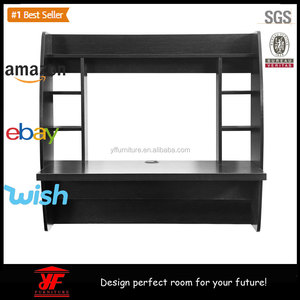 Factory Customized Wooden Floating Wall Mounted Adjustable Modern <strong>Computer</strong> <strong>Desk</strong> - Product Image 5