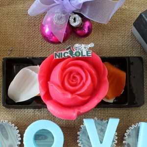 Hot Rose DIY Silicone <strong>Soap</strong> <strong>Mould</strong> - Product Image 2