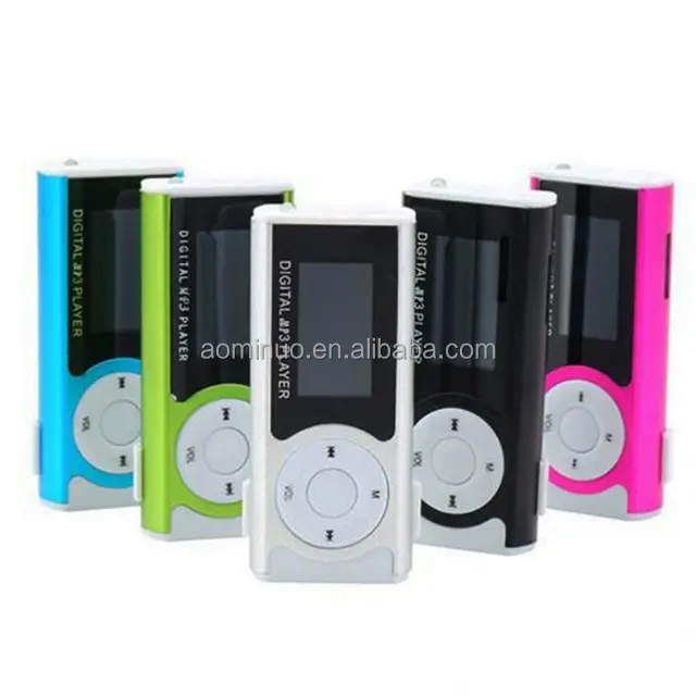 Promosyon çok ucuz Mini MP3 müzik çalar ile 1.3 inç LED ışık mp3 çalar klip mp3 oyuncu yüksek kalite