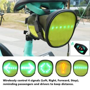 LED Vélo Selle Vélo Sous Le Siège Vélo Sac Réfléchissant Clignotant Clignotant Lumière Étanche En Sécurité La Nuit - Product Image 2
